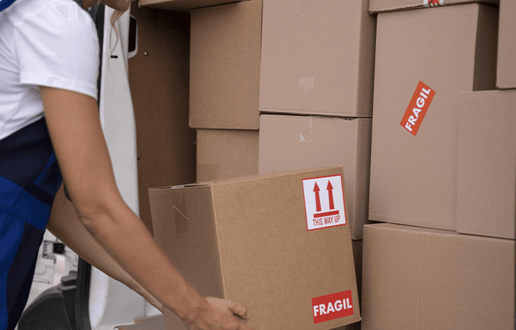 Chargement organisé d'encombrants